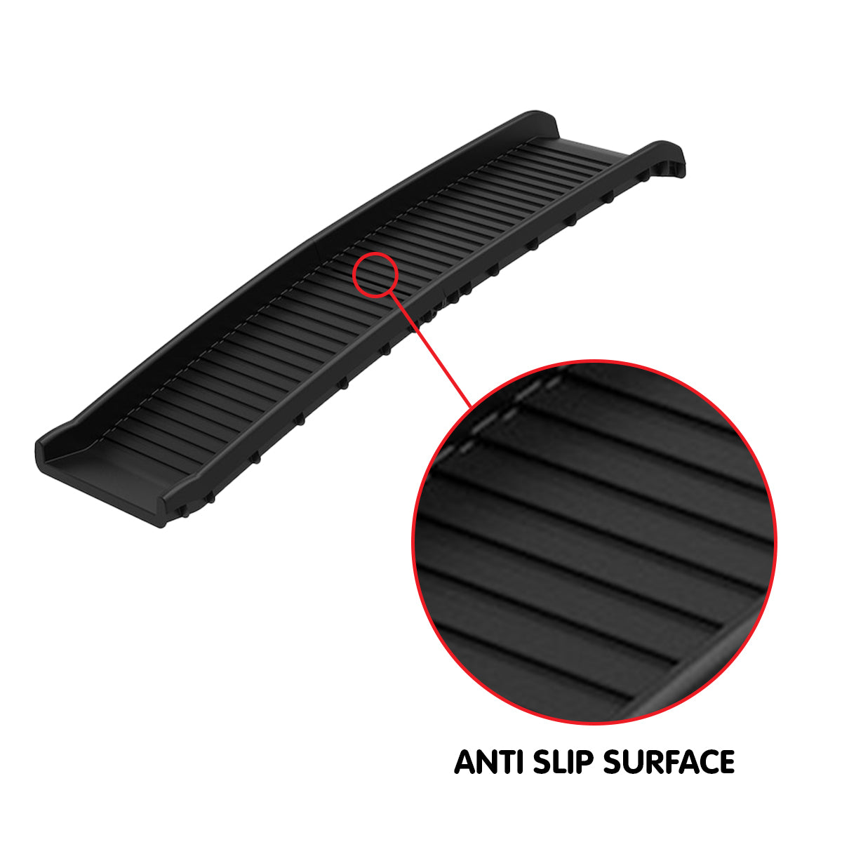 Furtastic Foldable Car Dog Ramp - Black