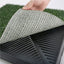 Paw Mate Durable PVC Toilet Tray with Grass Mat Included 63cm x 50cm