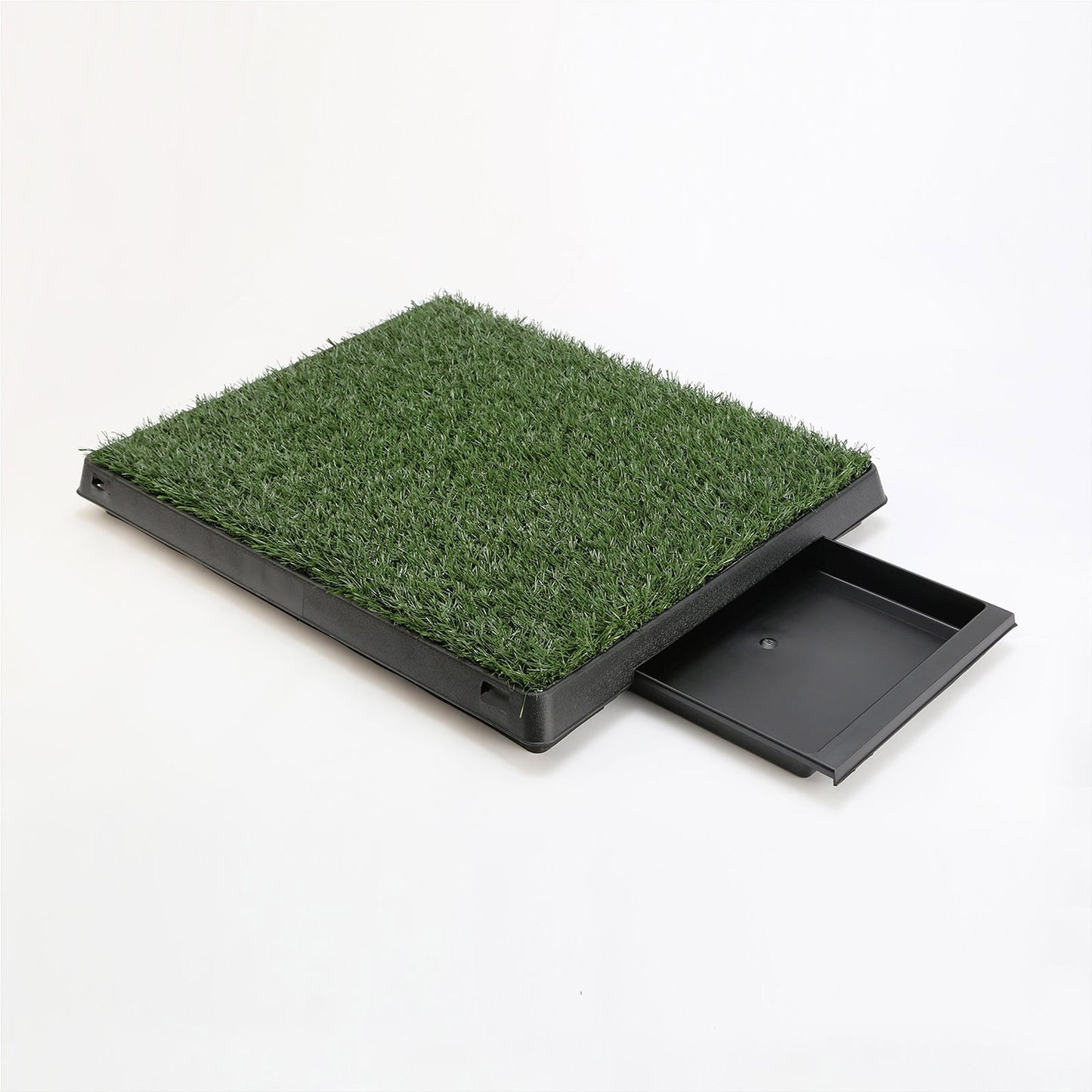 Paw Mate Durable PVC Toilet Tray with Grass Mat Included 63cm x 50cm