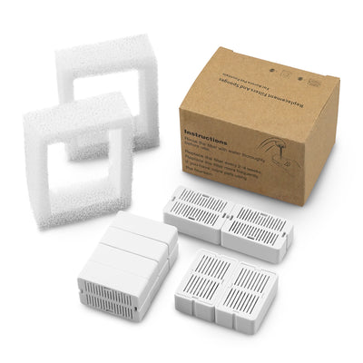 16 Filter Replacement Cartridges for Ceramic Pet Water Fountain