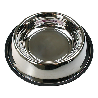 2x XXL Stainless Steel Pet Bowls - Anti Slip for Large Dogs (2L)