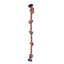 2x 105cm Long Durable Knotted Chew Ropes - Perfect for Tug of War Play