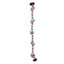 2x 105cm Long Durable Knotted Chew Ropes - Perfect for Tug of War Play