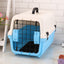 Portable & Durable Pet Carrier for Cats and Dogs up to 12kg - Blue