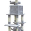 145cm Sturdy and Comfortable Cat Scratching Tree in Light Grey