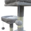 161cm Multilevel Cat Scratching Tree in Light Grey - Time to Delight Your Cat!