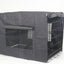 30" Portable & Foldable Steel Crate with 2 Easy Access Doors & Cover