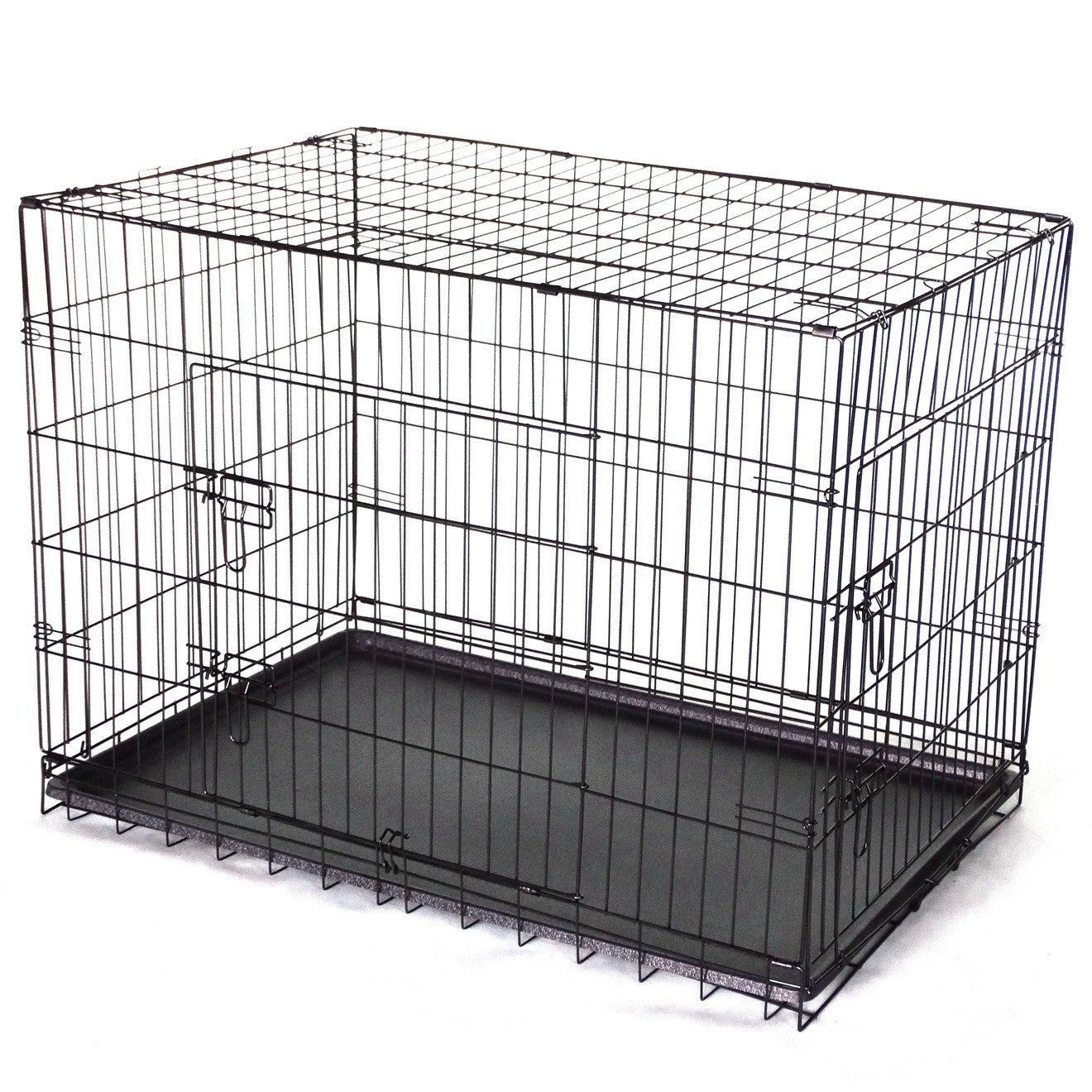 36" Steel Foldable Dog Crate