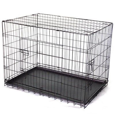 36" Foldable Steel Dog Crate with Divider