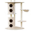 170cm XL Multi Level Cat Scratching Tree Tower in Beige