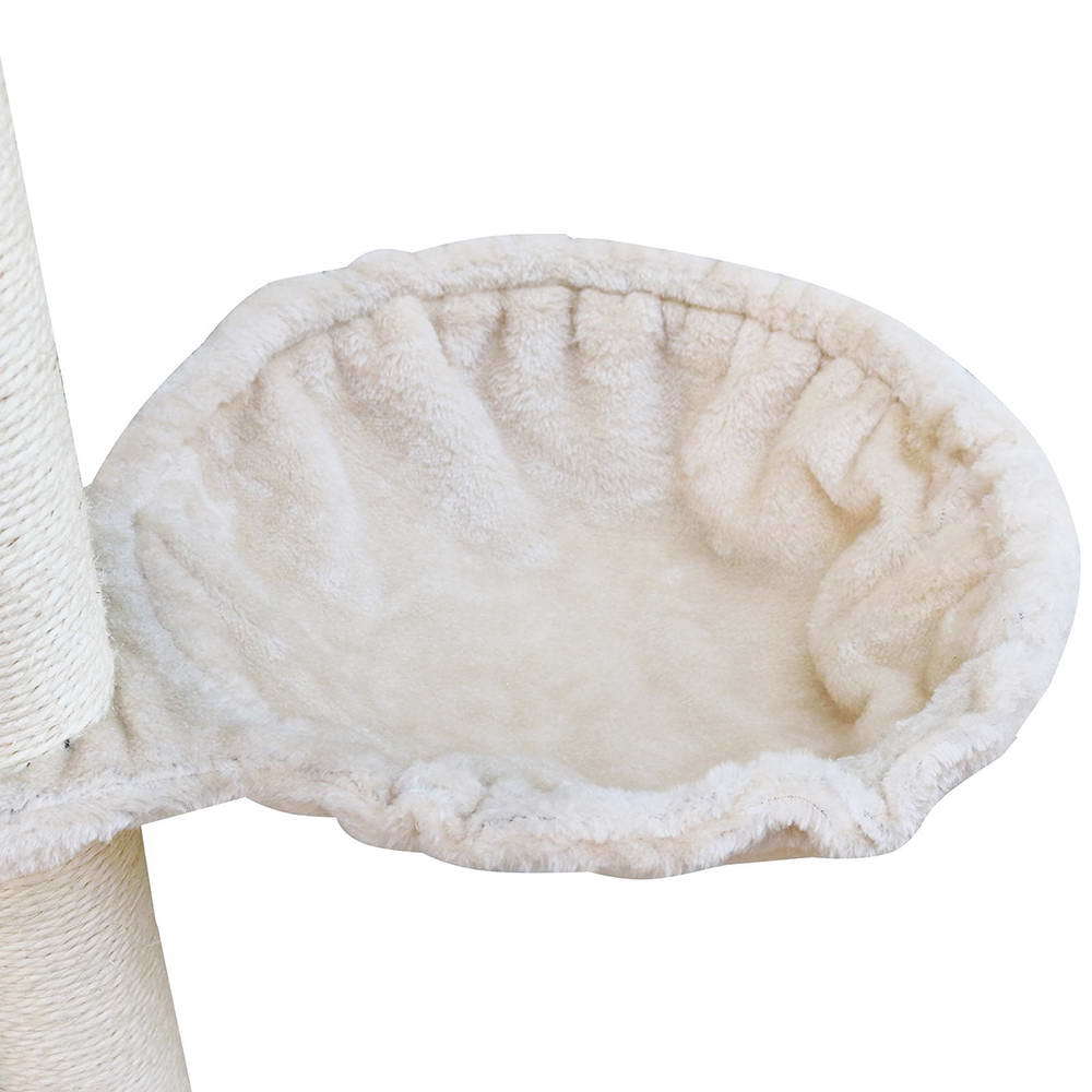 170cm XL Multi Level Cat Scratching Tree Tower in Beige