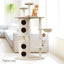 170cm XL Multi Level Cat Scratching Tree Tower in Beige