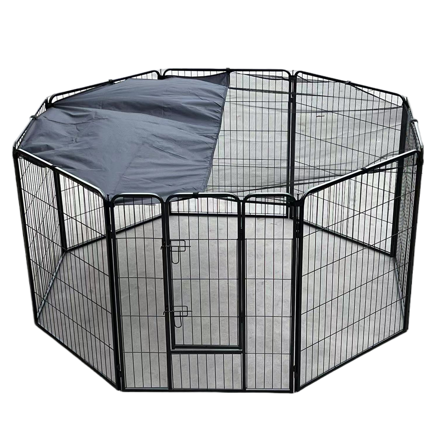 Heavy Duty Steel 100cm 8 Panel Playpen with Cover