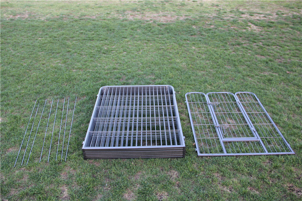 Heavy Duty Steel 100cm 8 Panel Playpen with Cover