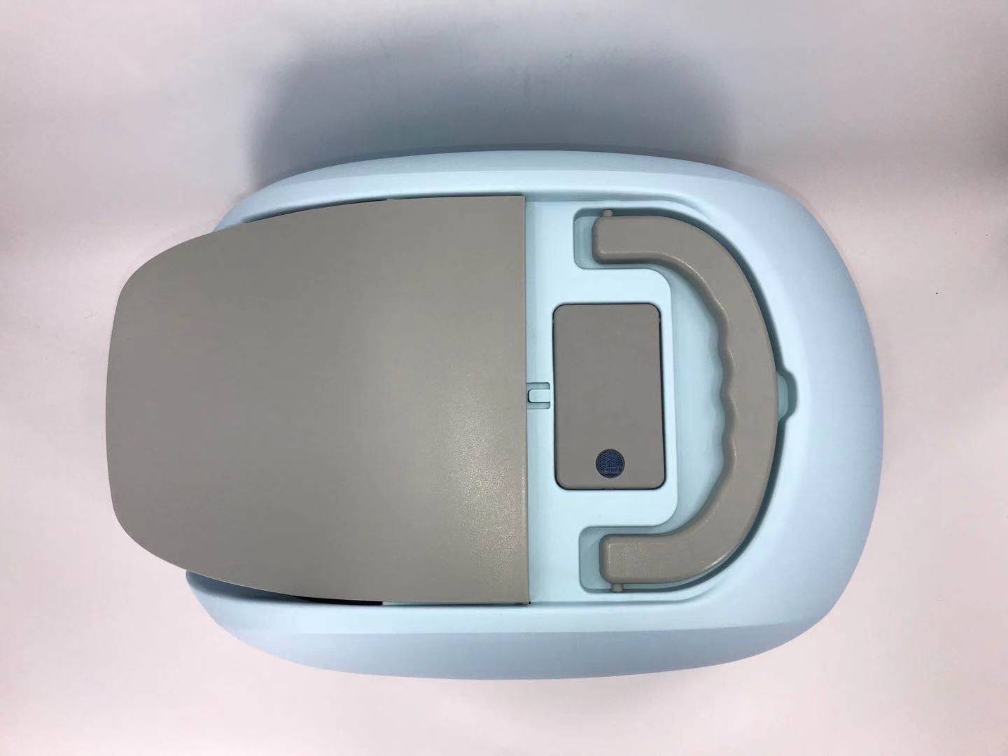 XL Hooded Cat Litter Box with Ventilation, Charcoal Filter and Scoop - Blue