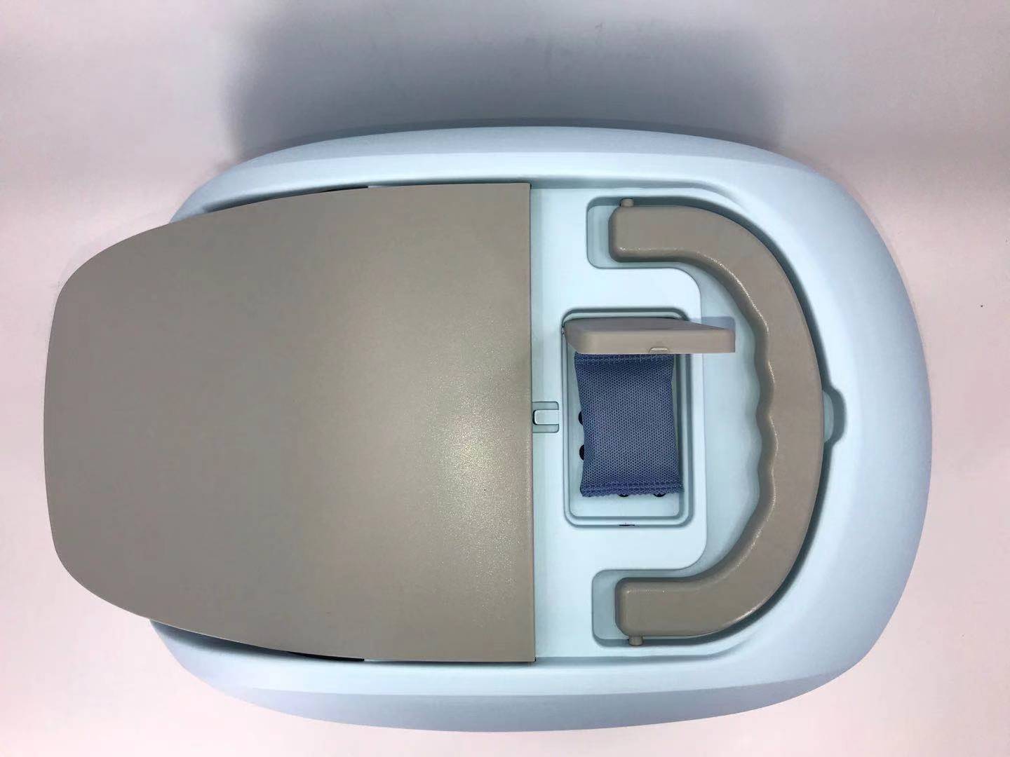 XL Hooded Cat Litter Box with Ventilation, Charcoal Filter and Scoop - Blue