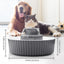 2.1L Grey Cupcake Style Electric Ceramic Water Fountain for Cats and Small Dogs
