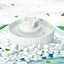 2.1L White Cupcake Style Electric Ceramic Water Fountain for Cats and Small Dogs