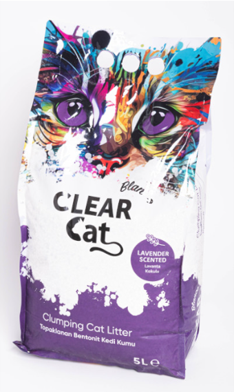 5L ClearCat Blanco Bentonite Clay Cat Litter – Lavender