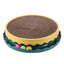 Compact Turntable Cat Scratcher with Circular Ball Track - Yellow