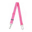 Adjustable Pet Harness for Car Travel with Seat Belt Clip Attachment - Pink