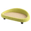 Cute Sofa with Inbuilt Scratch Board for Cats and Kittens - Green