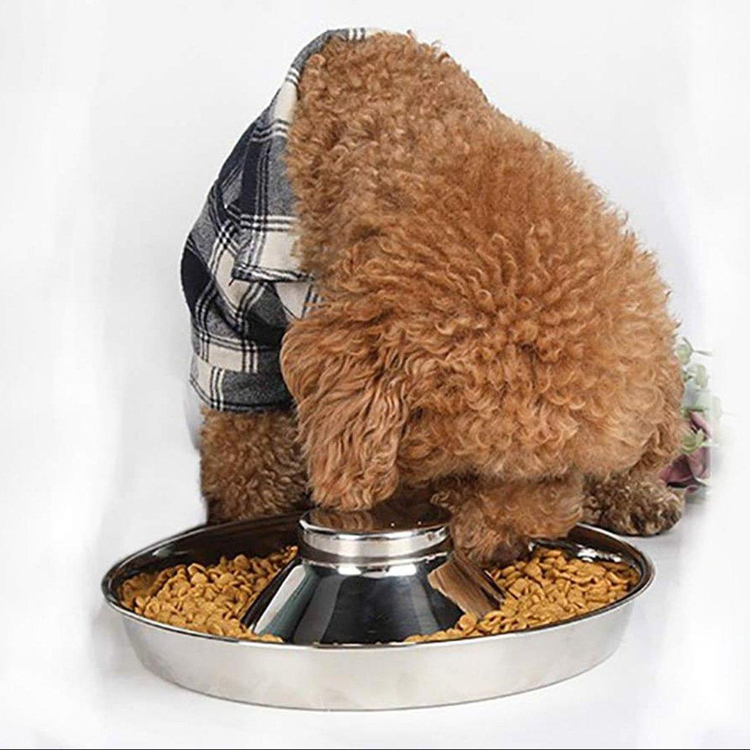 2 Pack Stainless Steel Pet Food Bowls - Non Slip (30cm)