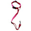Adjustable Pet Dog Car Clip Lead Harness Strap for Vehicle Travel Restraint Use - Pink