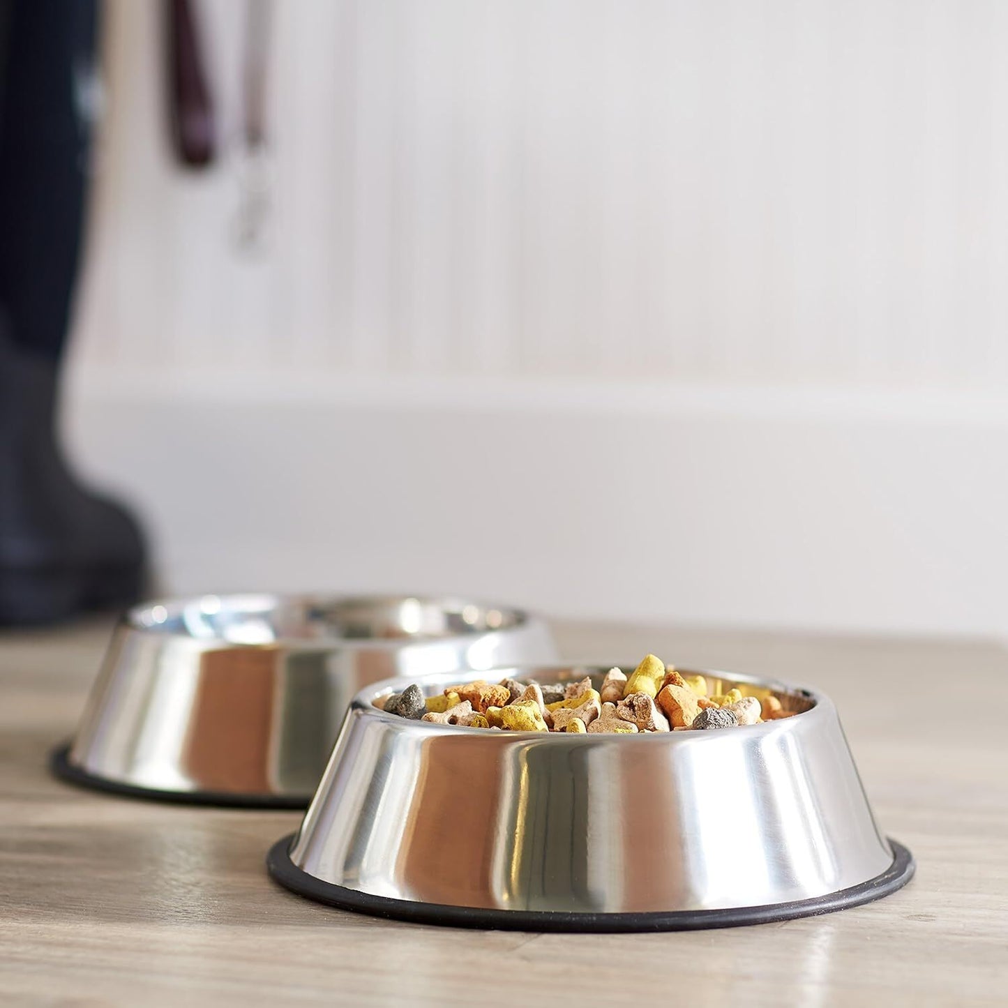 Classic Non Slip Stainless Steel Pet Bowl - Large (500ml)