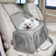 Large Portable Foldable Pet Carrier in Grey - Durable, Stylish and Convenient