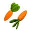 2 Pack Large Rubber Carrots  – Durable Squeaky Chew for Adult Dogs, Puppy Teething & Dental Care