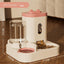Pink Automatic Pet Feeder and Water Dispenser