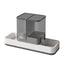 Grey 2-in-1 Automatic Pet Gravity Dispenser for Water and Food