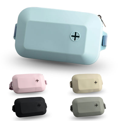 Blue Silicone Treat Pouch & Waste Bag Holder - The Perfect Dog Walking Accessory!