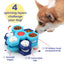 2Pcs Interactive Dog Puzzle Toy - 4 Spinning Layers with Treat Dispensing Feeder for Mental Stimulation!