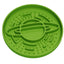 Planet Saturn Slow Feeder Dog Bowl - 2-in-1 Design for Healthy Eating - Green