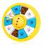Puzzle Feeder for Small/ Medium Dogs - Slow Feeder for IQ Training & Mental Stimulation (Yellow)