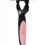 3-in-1 Pet Grooming Tool - De-matting Rake, Deshedding Comb & Finishing Brush for Dogs & Cats - Pink