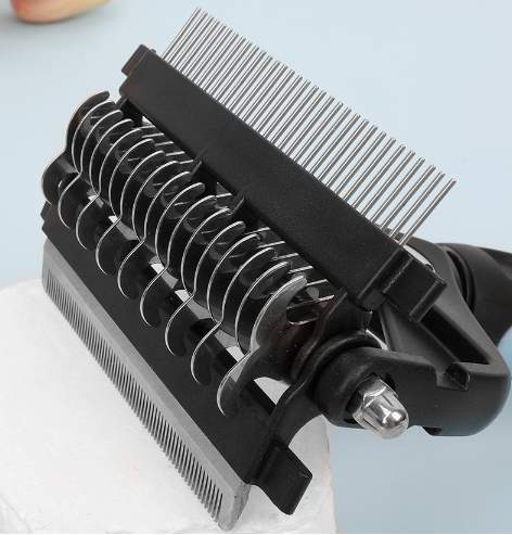 3-in-1 Pet Grooming Tool - De-matting Rake, Deshedding Comb & Finishing Brush for Dogs & Cats - Pink