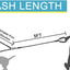 Tangle-Free Dog Leash for 1-3 Dogs - Heavy Duty Bungee Coupler with Reflective Stitching & Padded Handle - Red