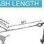 Tangle-Free Dog Leash for 1-3 Dogs - Heavy Duty Bungee Coupler with Reflective Stitching & Padded Handle - Grey