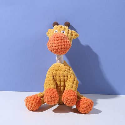 Plush Squeaky Giraffe Toy - A Cute & Cuddly Friend for Your Dog