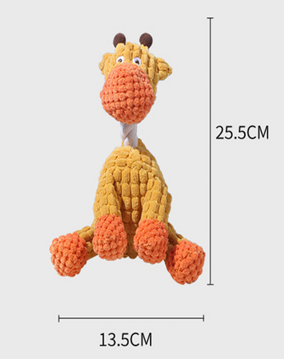 Plush Squeaky Giraffe Toy - A Cute & Cuddly Friend for Your Dog