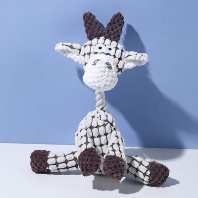 Plush Squeaky Goat Toy - A Cute & Cuddly Friend for Your Dog