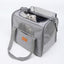 Grey Soft-Sided Foldable Pet Carrier with Plush Bedding - Fits Cats & Small Dogs Under 6kg