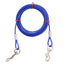 Heavy-Duty Steel Wire - Dual Swivel Head - Tie-Out Cable Leash (5mm x 5m - 16ft)