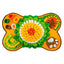 Cute Bone Shaped Snuffle Mat for Dogs - Slow Feeder & Foraging Puzzle Toy - Great for Anxiety Relief & Mental Stimulation (Yellow)