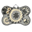 Cute Bone Shaped Snuffle Mat for Dogs - Slow Feeder & Foraging Puzzle Toy - Great for Anxiety Relief & Mental Stimulation (Grey)