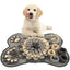 Cute Bone Shaped Snuffle Mat for Dogs - Slow Feeder & Foraging Puzzle Toy - Great for Anxiety Relief & Mental Stimulation (Grey)