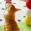 Compact & Colourful Sisal Scratching Post with Hanging Ball Toy